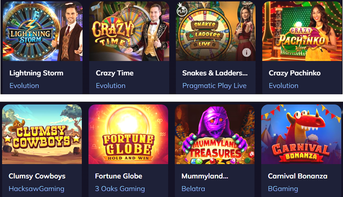 Рабочее зеркало казино Комета